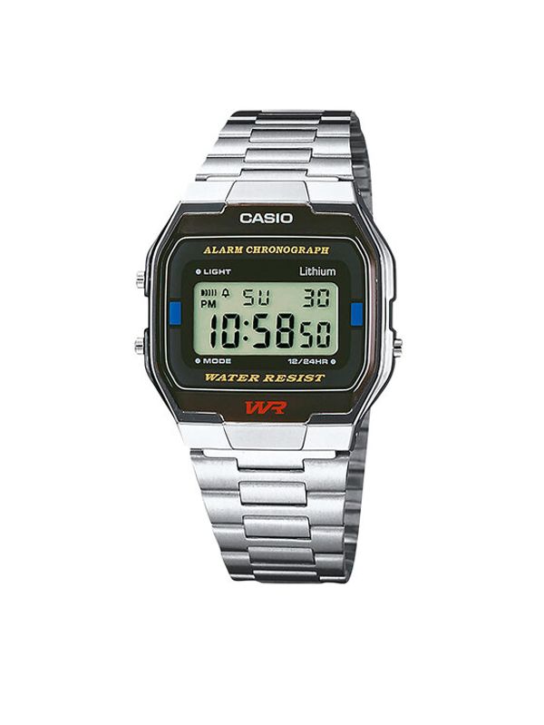 Casio Casio Sat Vintage A163WA-1QES Srebrna