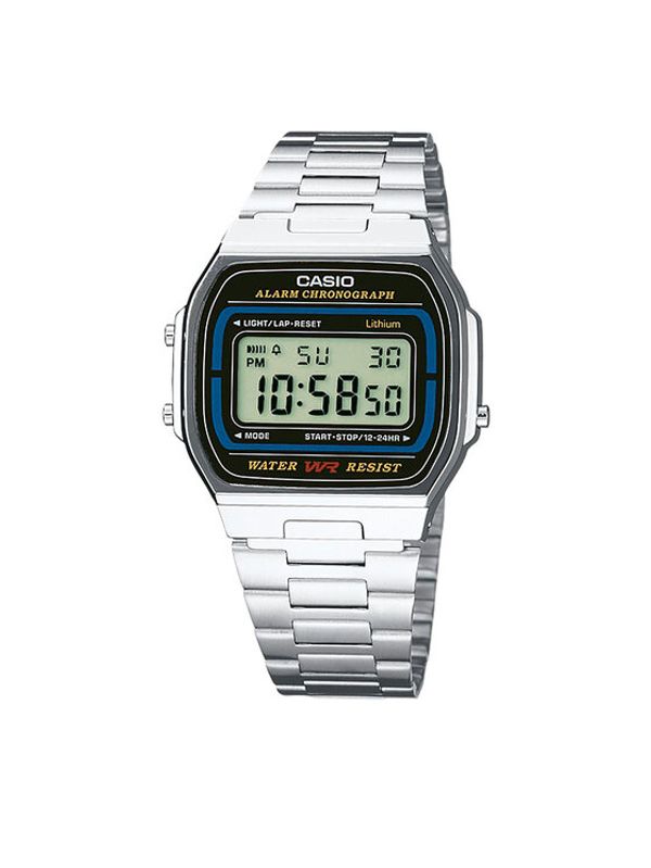 Casio Casio Sat Vintage A164WA-1VES Srebrna
