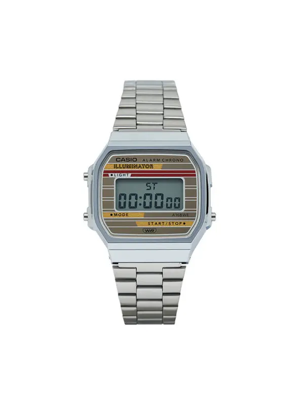 Casio Casio Sat Vintage A168WEHA-9AEF Srebrna