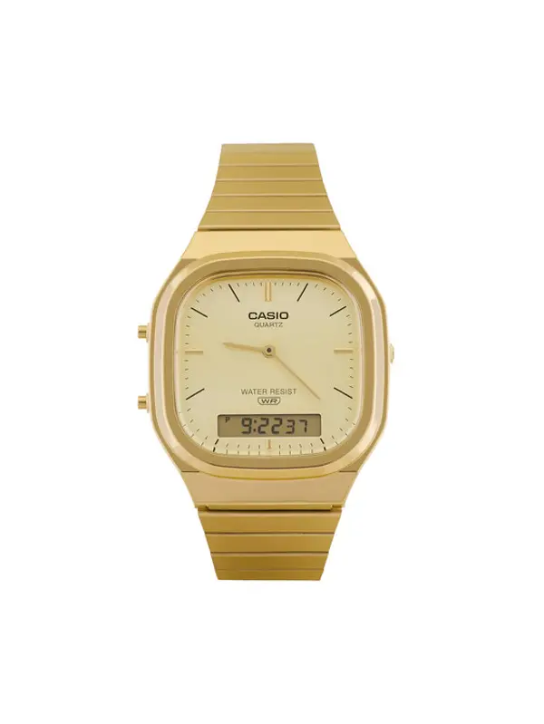 Casio Casio Sat Vintage AQ-240EG-9AEF Zlatna