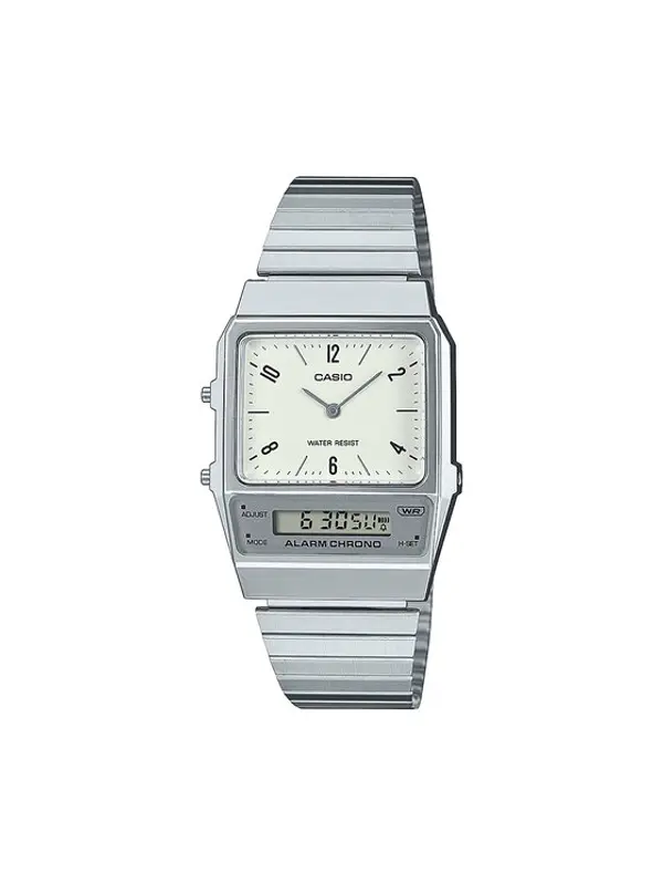 Casio Casio Sat Vintage Edgy AQ-800E-7A2EF Srebrna
