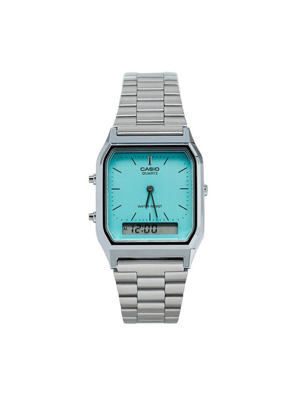 Casio Casio Sat Vintage Maxi AQ-230A-2A2MQYES Srebrna