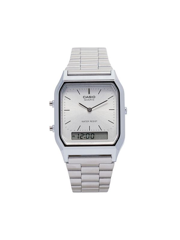 Casio Casio Sat Vintage Maxi AQ-230A-7AMQYES Srebrna