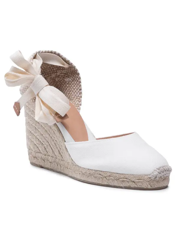 Castañer Castañer Espadrile Carina/8/001 020962-200 Bijela