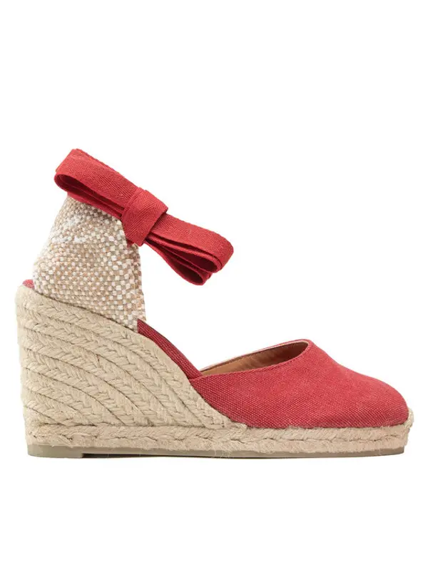 Castañer Castañer Espadrile Carina/8/002 021642-604 Crvena