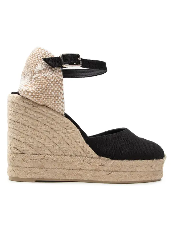 Castañer Castañer Espadrile Carol/8ED/001 020975-100 Crna