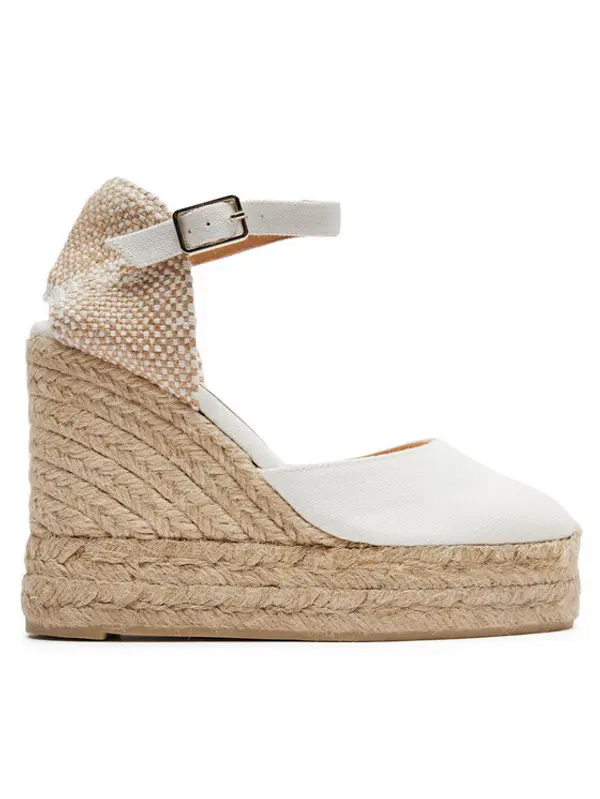 Castañer Castañer Espadrile Carol/8Ed/001 020975 Bijela