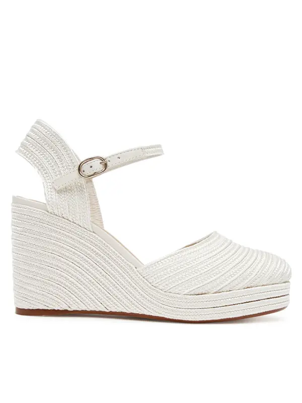 Castañer Castañer Espadrile Carolyn/142 023115 Bijela