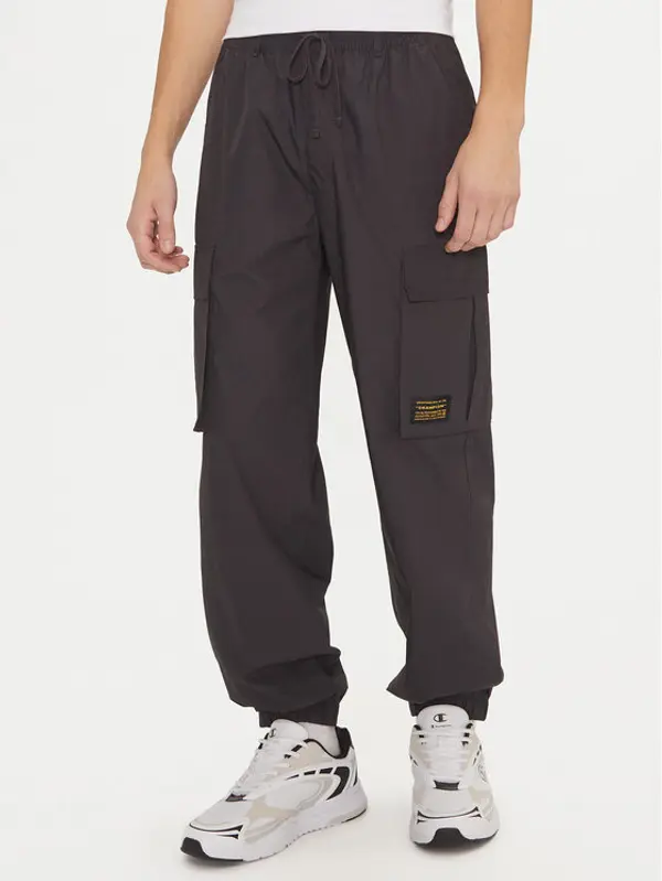 Champion Champion Donji dio trenerke 220415 Crna Loose Fit