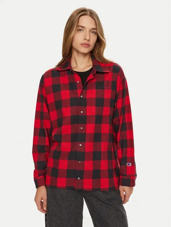 Champion Champion Košulja 117471 Crvena Regular Fit