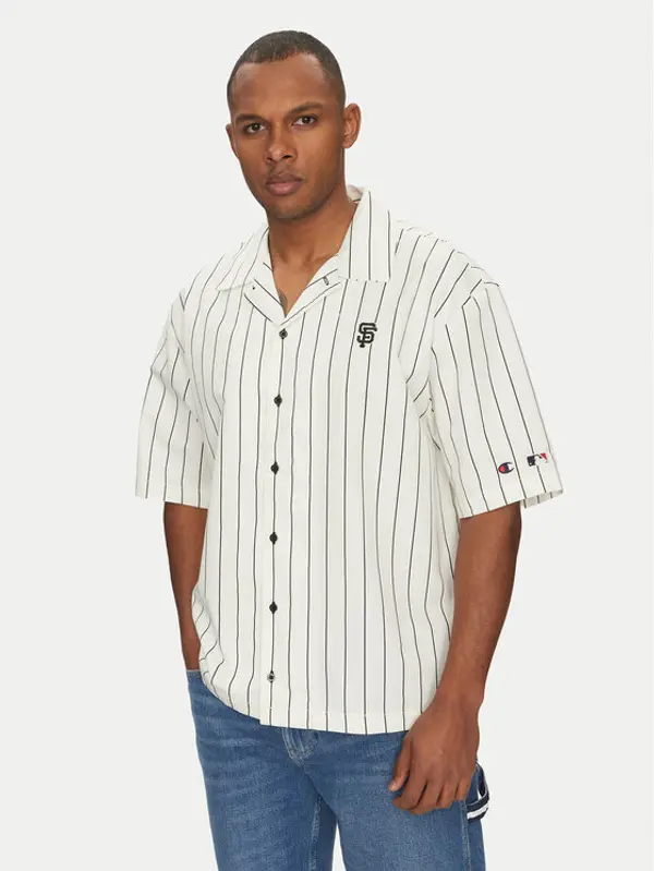Champion Champion Košulja 221041 Écru Regular Fit