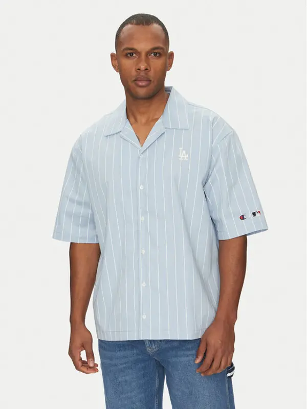 Champion Champion Košulja 221041 Tamnoplava Regular Fit