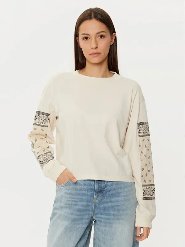 Champion Champion Majica 117450 Bež Loose Fit