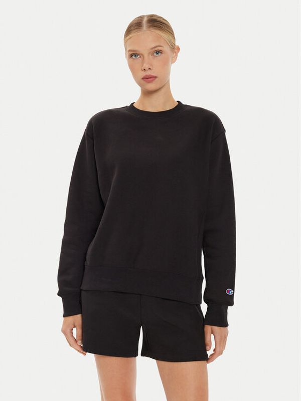 Champion Champion Majica dugih rukava 116239 Crna Loose Fit