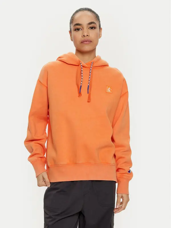 Champion Champion Majica dugih rukava 117441 Narančasta Loose Fit