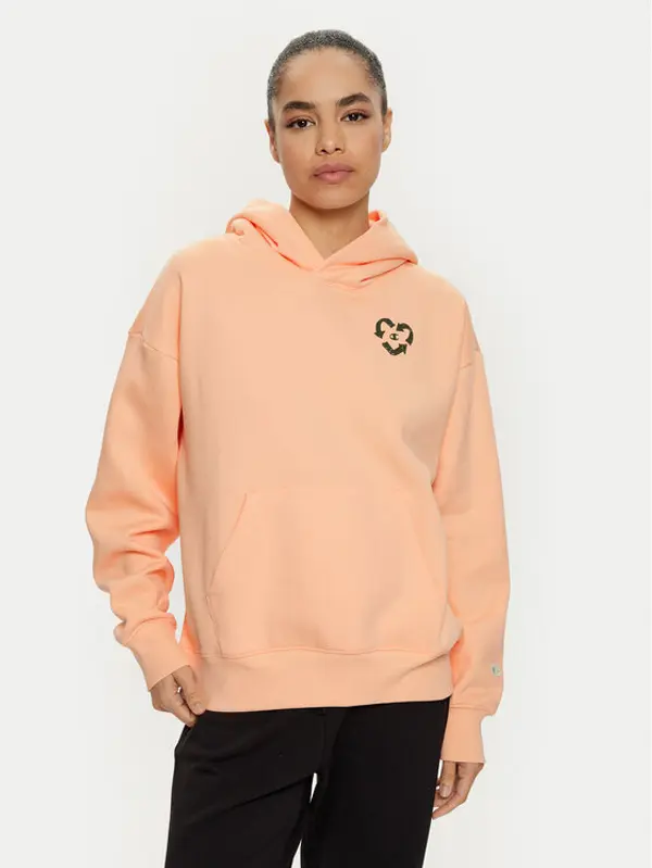 Champion Champion Majica dugih rukava 117491 Narančasta Loose Fit