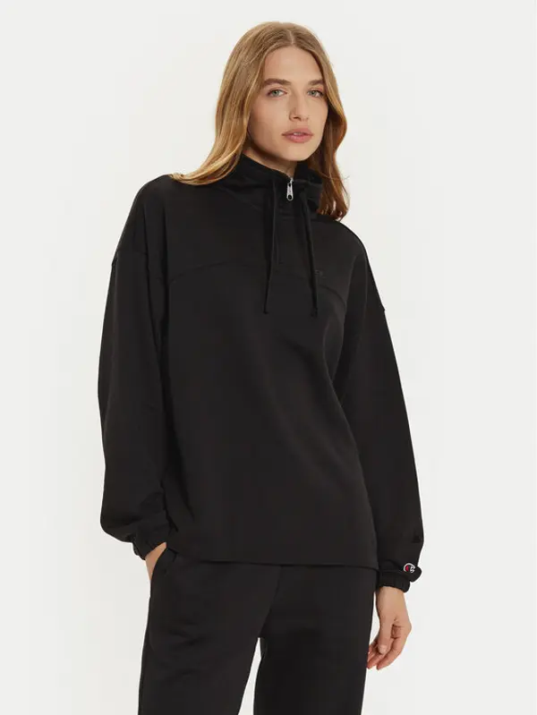Champion Champion Majica dugih rukava 117540 Crna Loose Fit