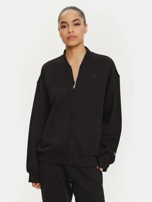 Champion Champion Majica dugih rukava 117542 Crna Loose Fit