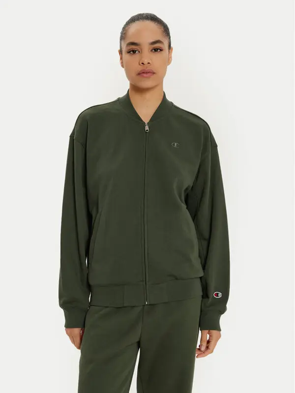 Champion Champion Majica dugih rukava 117542 Zelena Loose Fit