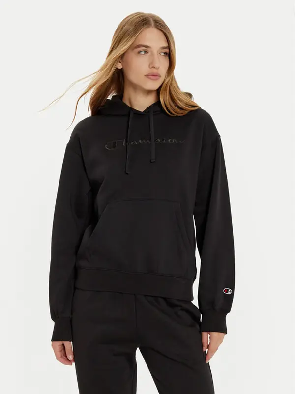 Champion Champion Majica dugih rukava 117581 Crna Regular Fit