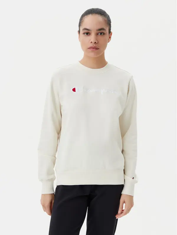 Champion Champion Majica dugih rukava 117752 Écru Regular Fit