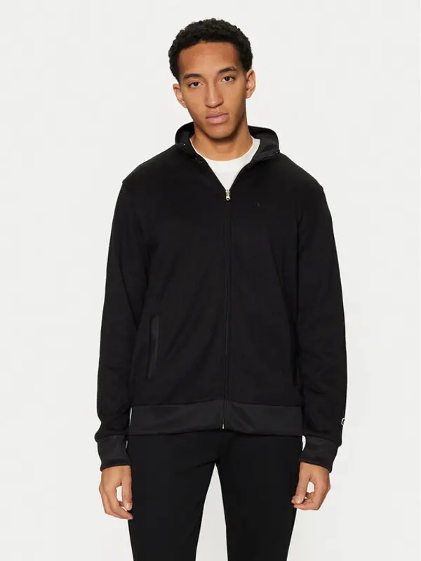 Champion Champion Majica dugih rukava 220284 Crna Slim Fit