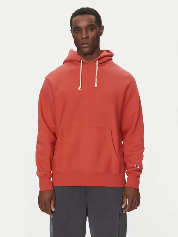 Champion Champion Majica dugih rukava 220705 Crvena Relaxed Fit