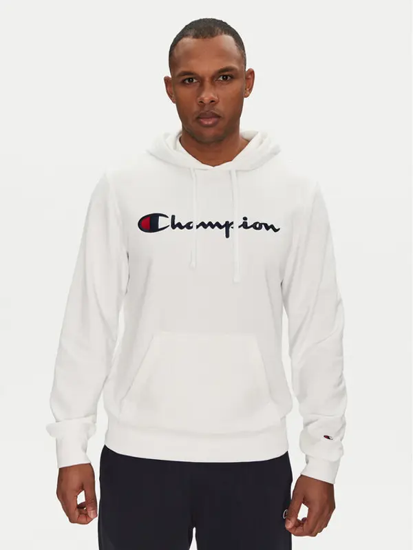 Champion Champion Majica dugih rukava 220726 Bijela Slim Fit
