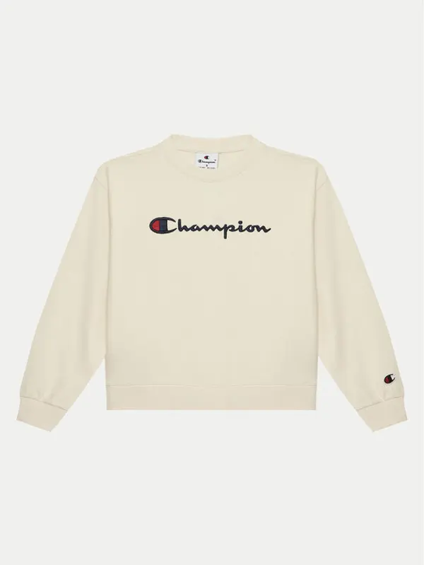 Champion Champion Majica dugih rukava 405086 Écru Regular Fit