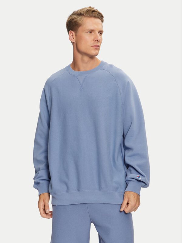 Champion Champion Majica dugih rukava Acid Wash 217980 Plava Relaxed Fit