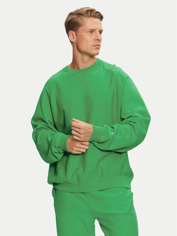 Champion Champion Majica dugih rukava Acid Wash 217980 Zelena Relaxed Fit