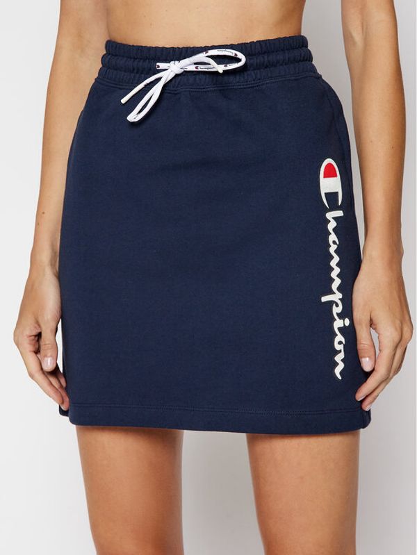 Champion Champion Mini suknja Vertical Script Logo 112649 Tamnoplava Custom Fit