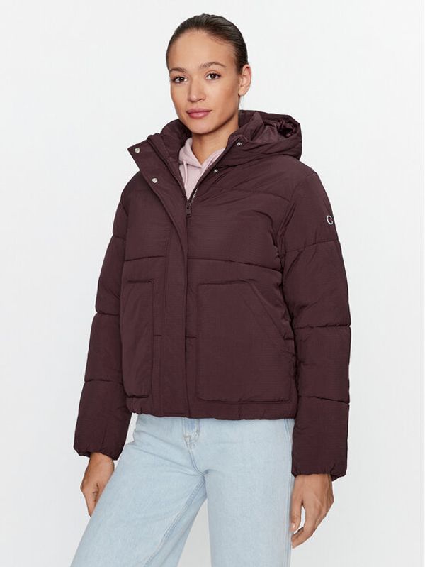 Champion Champion Pernata jakna Hooded Jacket 116921 Smeđa Custom Fit