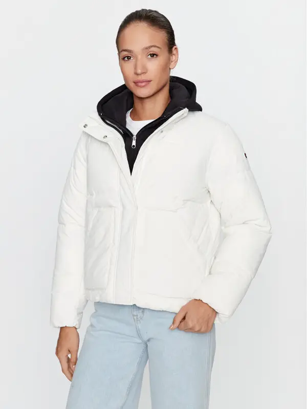 Champion Champion Prijelazna jakna Jacket 116922 Écru Custom Fit