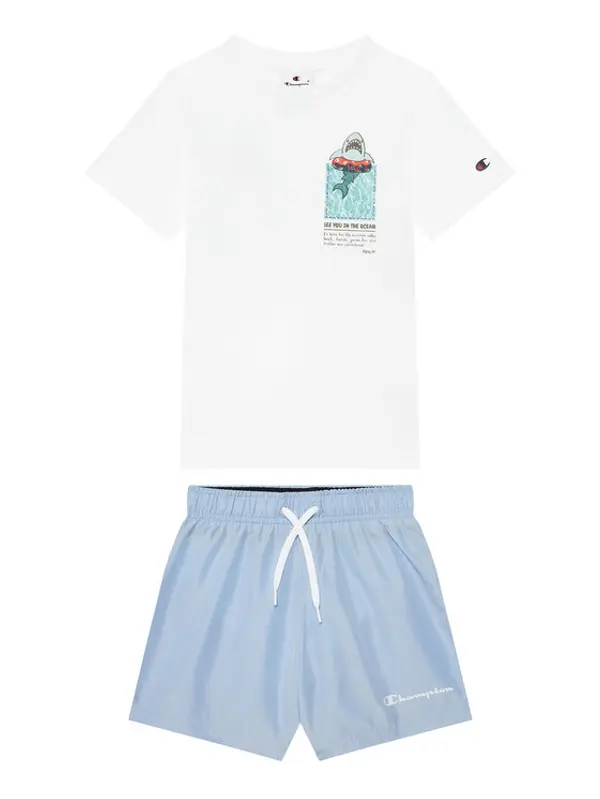 Champion Champion Set majica i hlače 307063 Plava Regular Fit