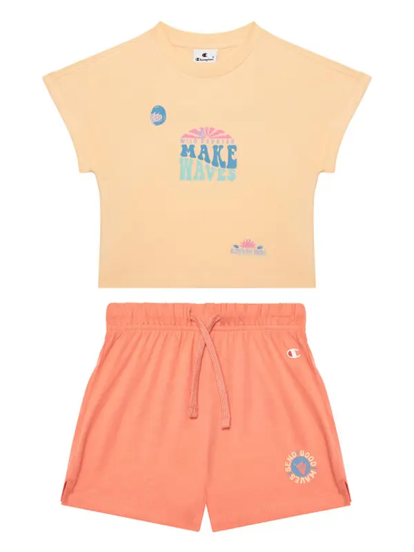 Champion Champion Set majica i hlače 405127 Narančasta Regular Fit