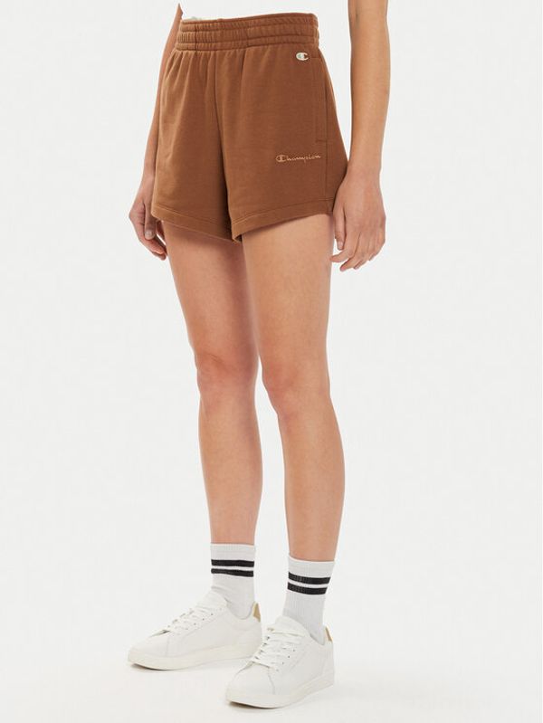 Champion Champion Sportske kratke hlače 116220 Smeđa Regular Fit