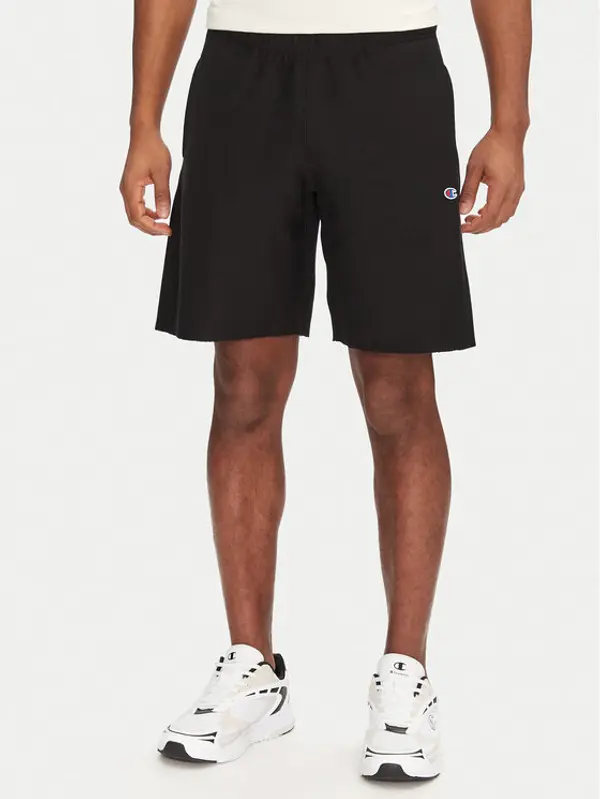 Champion Champion Sportske kratke hlače 220764 Crna Loose Fit