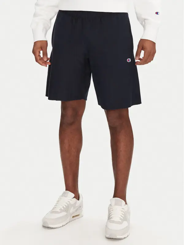 Champion Champion Sportske kratke hlače 220764 Tamnoplava Loose Fit