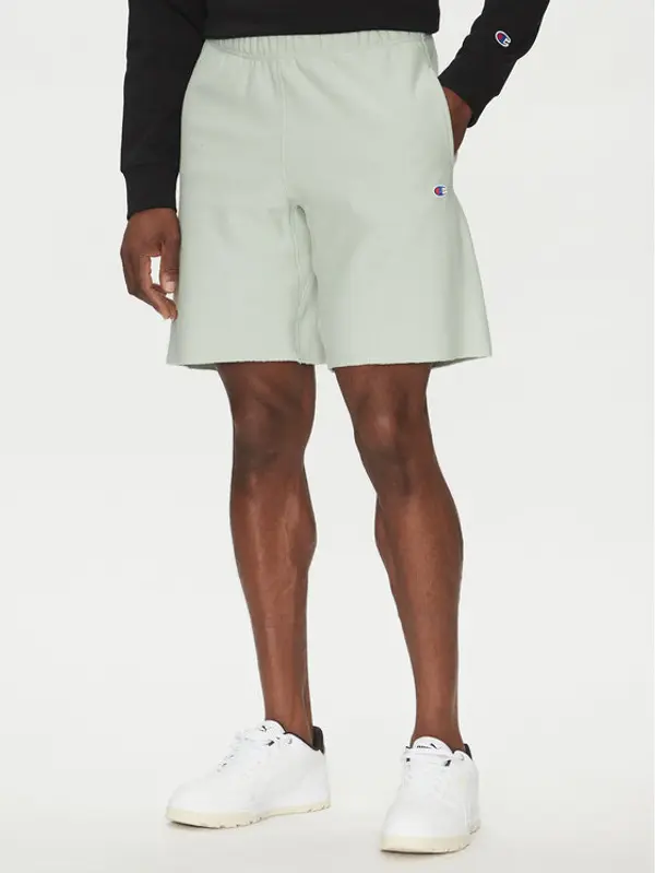 Champion Champion Sportske kratke hlače 220764 Zelena Loose Fit