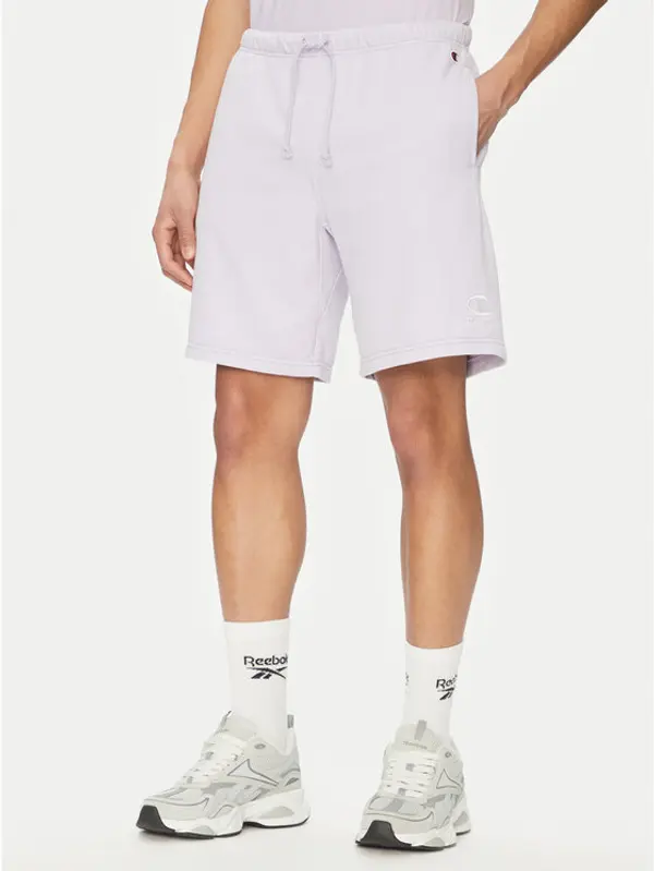 Champion Champion Sportske kratke hlače 221179 Ljubičasta Regular Fit