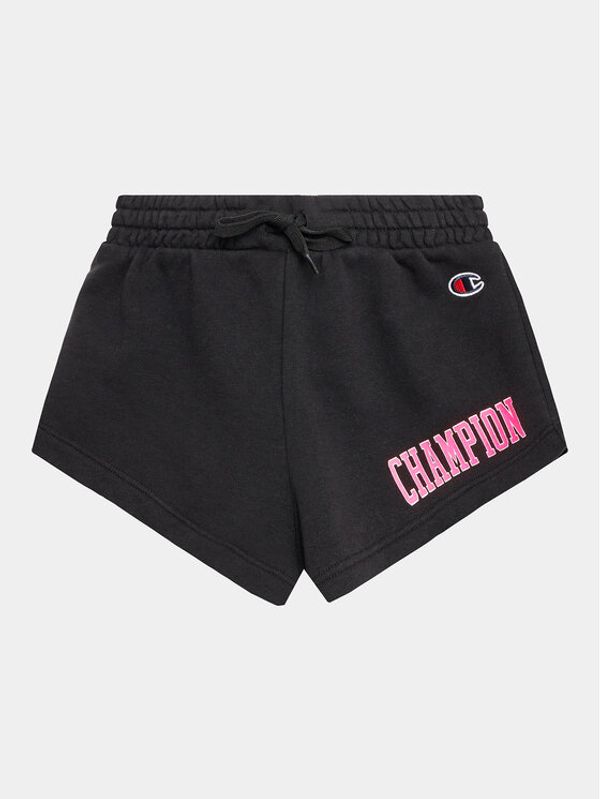 Champion Champion Sportske kratke hlače 404657 Crna Regular Fit