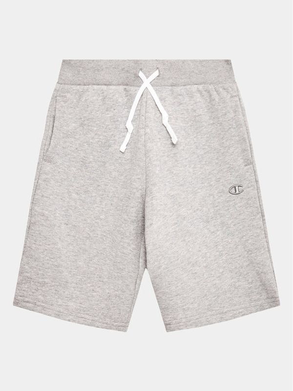 Champion Champion Sportske kratke hlače Embroidered 306348 Siva Regular Fit