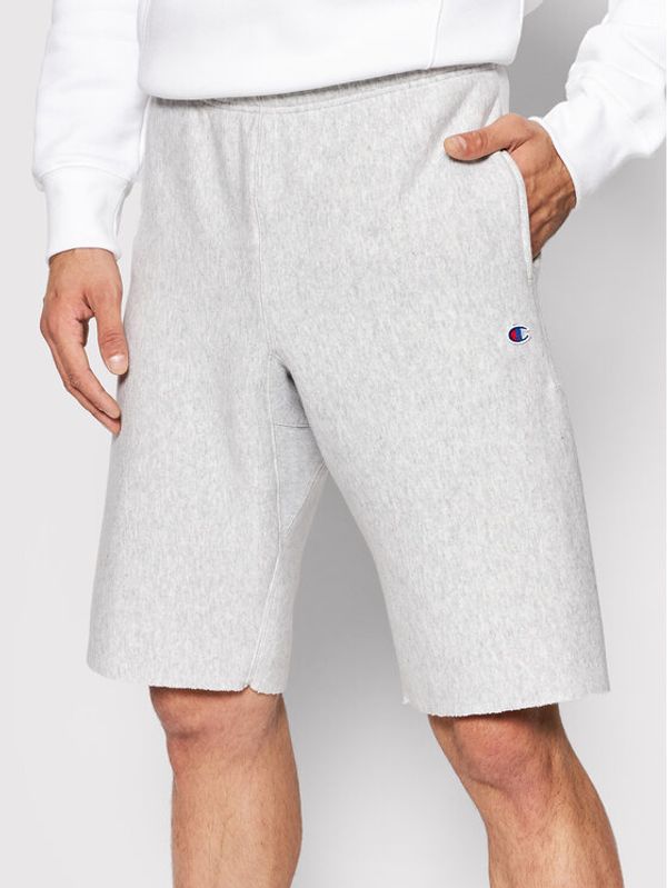 Champion Champion Sportske kratke hlače Logo 216543 Siva Custom Fit
