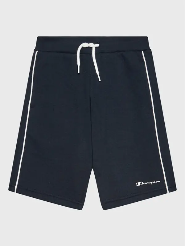 Champion Champion Sportske kratke hlače Script Logo 306147 Tamnoplava Regular Fit
