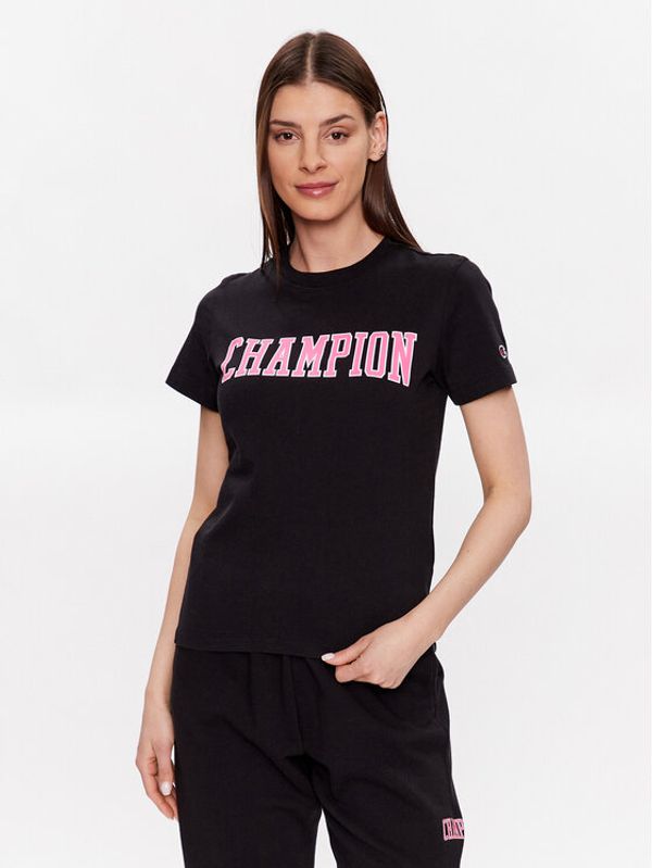 Champion Champion T-shirt 116084 Crna Custom Fit