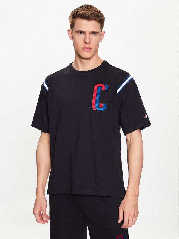 Champion Champion T-shirt 218515 Crna Regular Fit