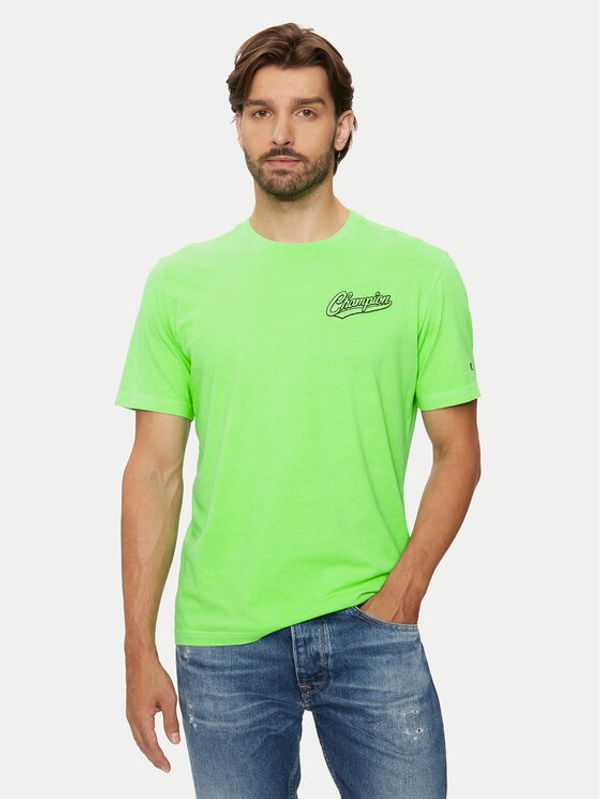 Champion Champion T-shirt 218526 Zelena Regular Fit