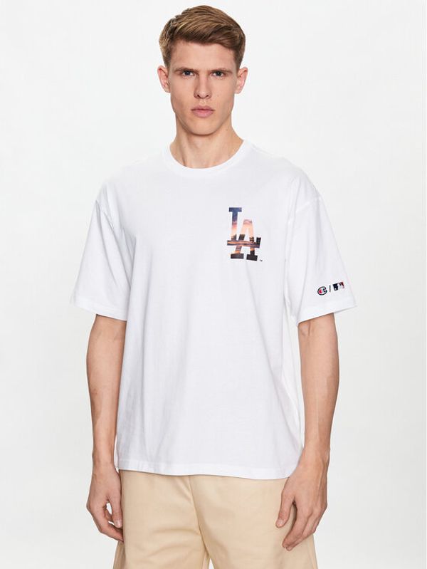 Champion Champion T-shirt 218923 Bijela Relaxed Fit