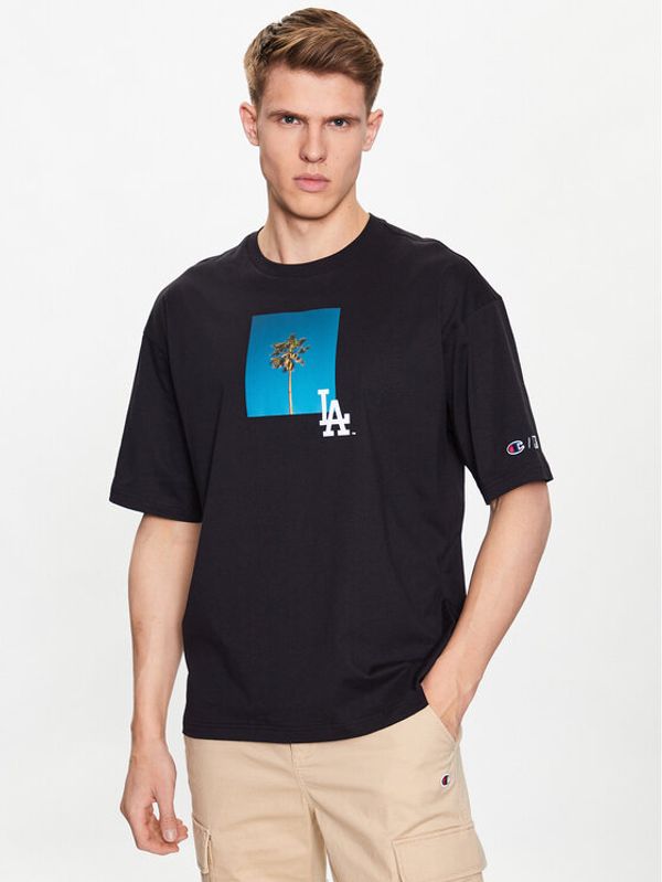 Champion Champion T-shirt 218924 Crna Regular Fit